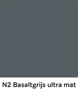 Weru kleurstaal N2 basaltgrijs ultra mat