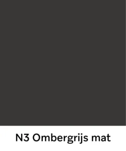 Staal kleur van Weru kleur N3 ombergrijs mat
