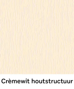 weru kleur cremewit houtstructuur