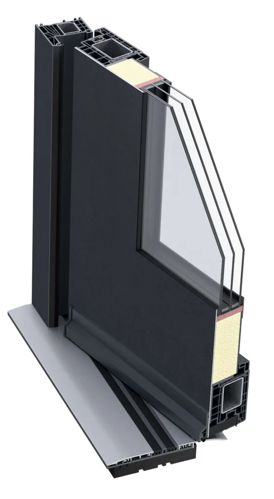 Weru voordeur Amenta doorsnede