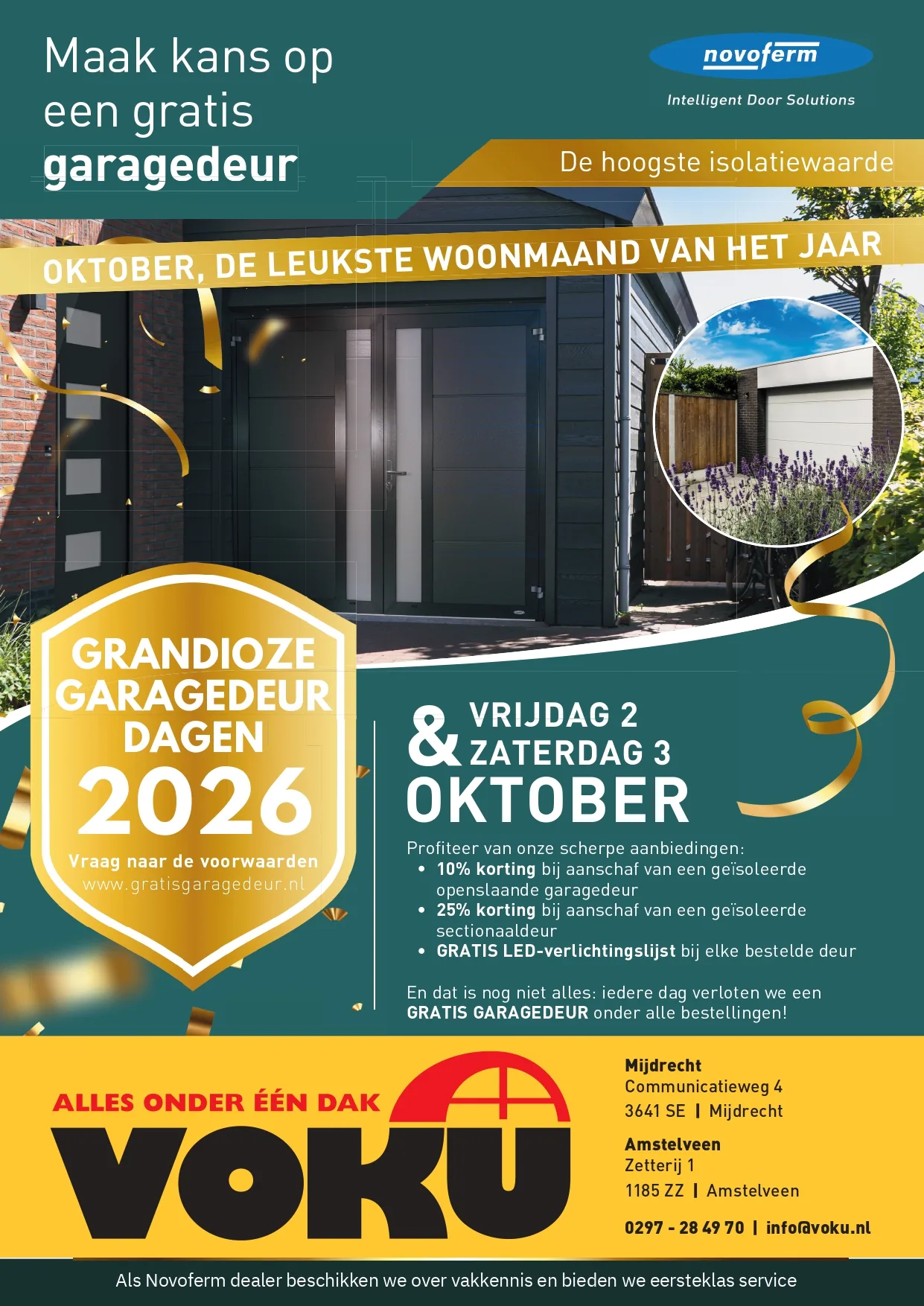 Grandioze Garagedeur Dagen 2026
